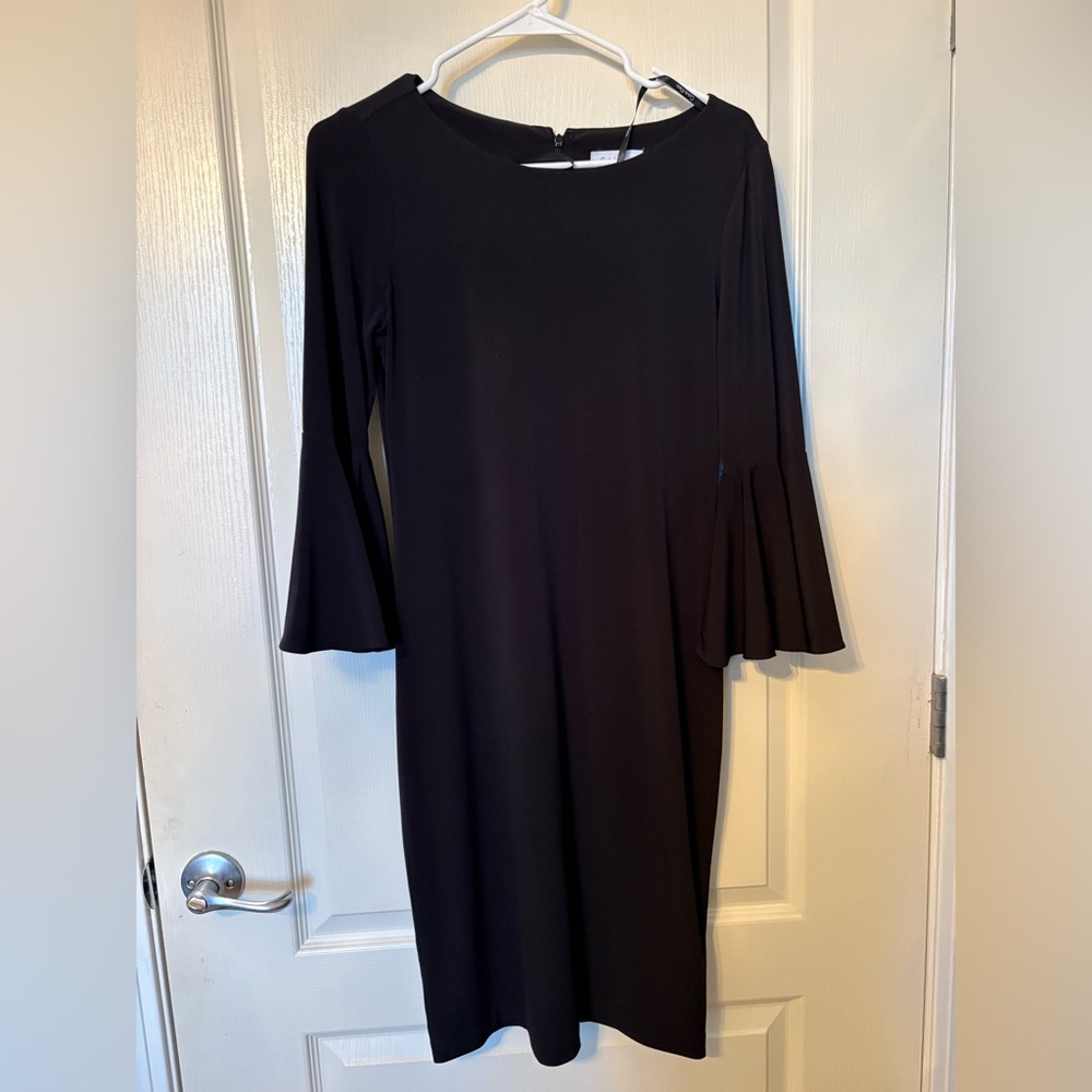 Calvin Klein Black Long Sleeve Dress